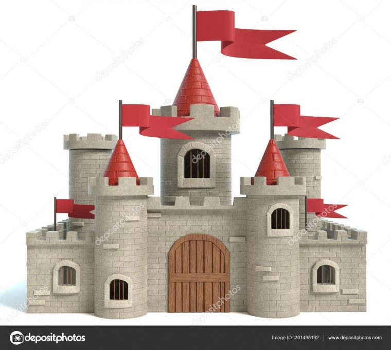 Illustration Château Dessin Animé Image Libre De Droit Par avec Dessin Chateau Fort