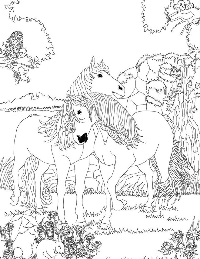 Image A Colorier Et Imprimer De Cheval – Free To Print tout Chevaux À Colorier