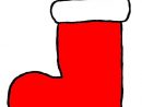 Image Botte De Noël Rouge destiné Coloriage De Chaussette De Noel