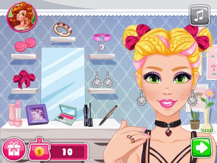 Image Coiffure: Jeu Dhabillage Et De Maquillage Et De destiné Jeu De Maitresse Gratuit Pour Fille