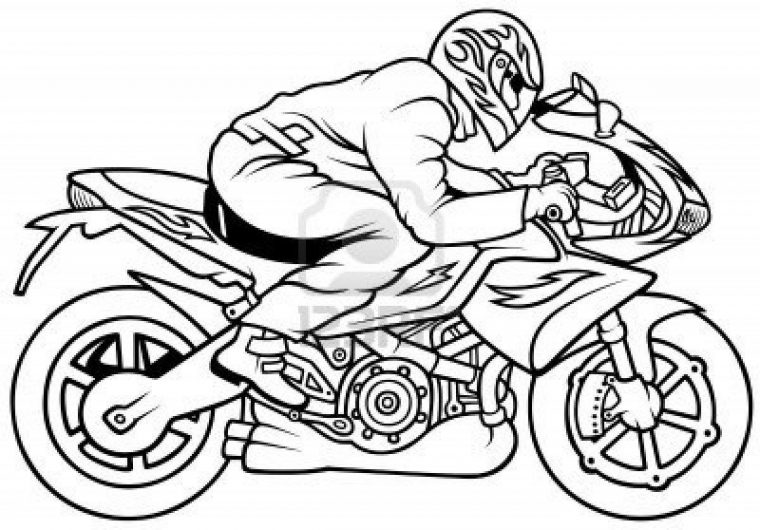 Image De Moto A Imprimer – Free To Print à Moto A Colorier Et Imprimer Gratuit