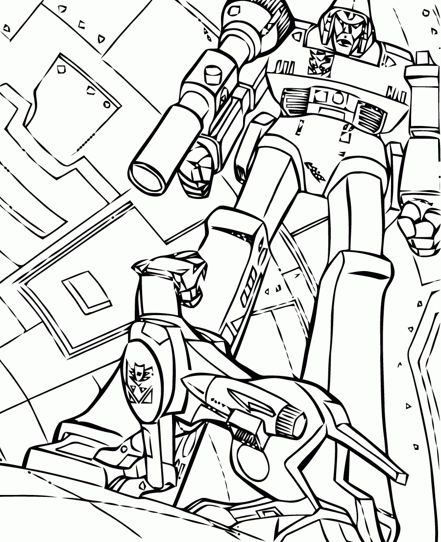 Image De Transformers À Imprimer Et Colorier - Coloriage intérieur Robot A Colorier 