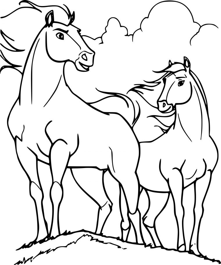 Image En Coulere Cheval Au Pat A Imprimer Gratuit serapportantà Dessin A Colorier Cheval