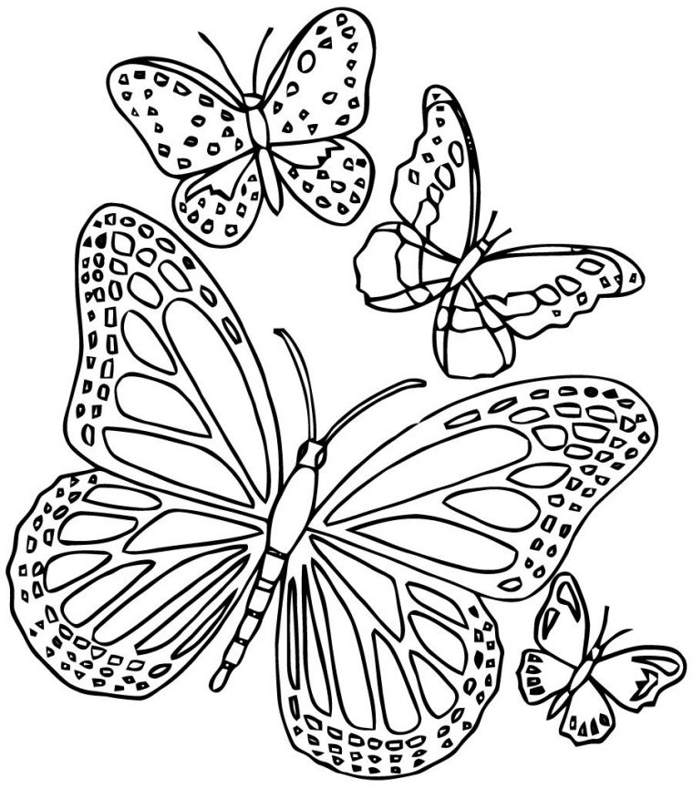 Image Papillon Pour Coloriage – Free To Print encequiconcerne Coloriage De Papillons