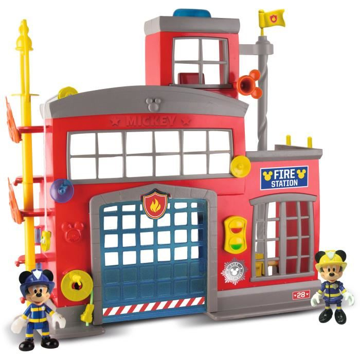 Imc Toys Caserne De Pompiers Mickey - Comparer Avec serapportantà Camion De Pompier Mickey 