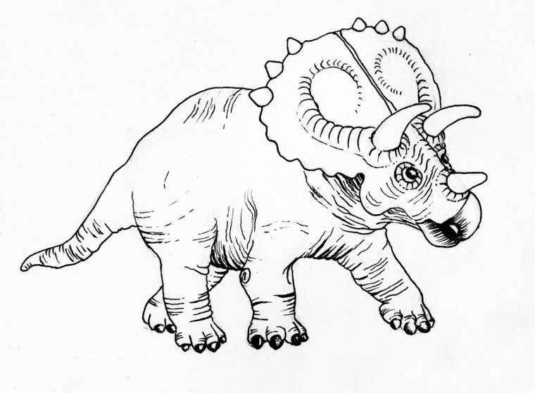 Imprimer Coloriage Dinosaure A Imprimer Gratuit Images destiné Dessin À Imprimer Dinosaure