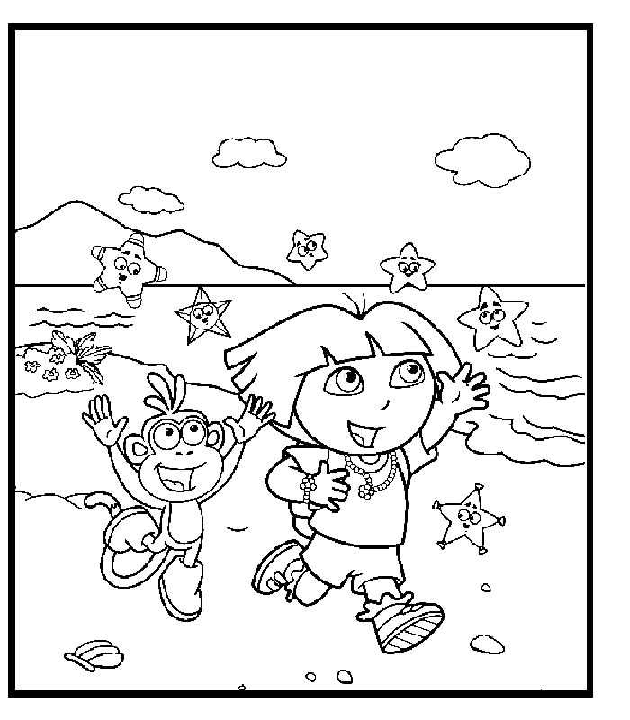 Imprimer Coloriage Dora Exploratrice 11 Gratuit à Dora À Imprimer 