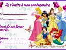 Incroyable Carte D'Anniversaire Princesse Disney À concernant Carte D Anniversaire Fille A Imprimer