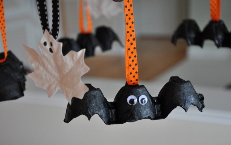 Inspi {Diy} Chauves-Souris D'Halloween – Créamalice dedans Deco Halloween Chauve Souris