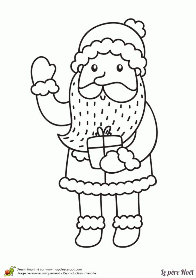 Inspiration Reproduire Dessin Pere Noel Simple – Random Spirit destiné Comment Dessiner Un Pere Noel