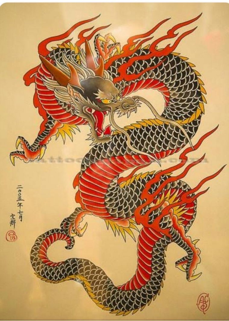 Japanese Dragon Tattoos, Japanese Dragon Tattoo, Dragon Tattoo intérieur Dessin Dragon