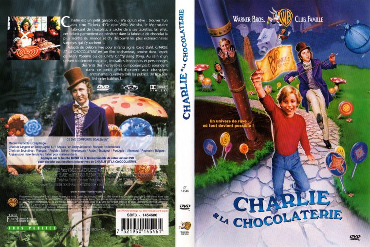 Jaquette Dvd De Charlie Et La Chocolaterie (1971) V2 encequiconcerne Affiche Charlie Et La Chocolaterie