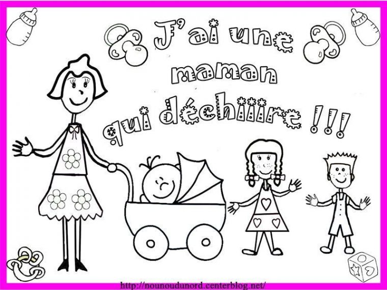 Je Suis Une Maman Qui Déchiiire dedans Dessin Pour Une Maman