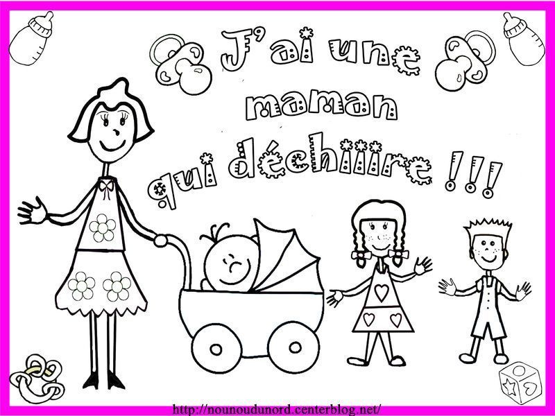 Je Suis Une Maman Qui Déchiiire dedans Dessin Pour Une Maman 