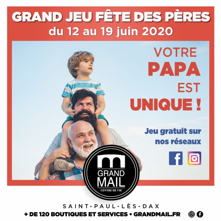 Jeu De La Fête Des Pères – Centre Commercial Le Grand Mail encequiconcerne Fetes Des Grand Pere