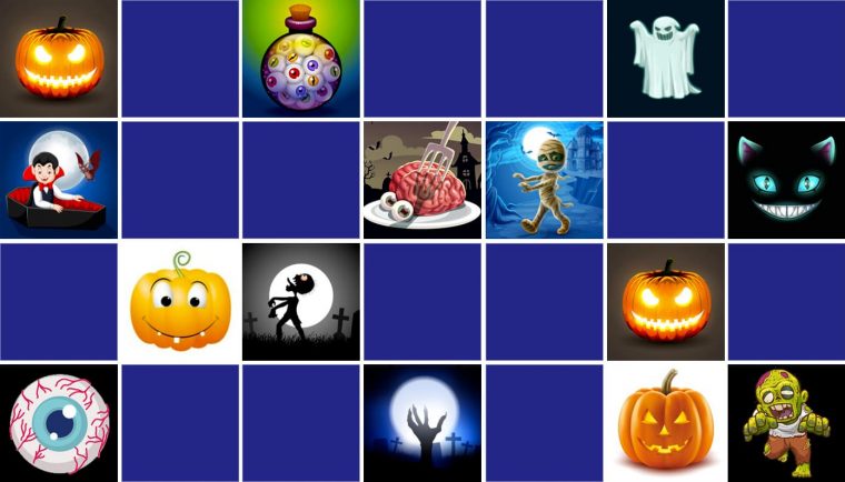 Jeu De Memory Enfant – Halloween – En Ligne Et Gratuit dedans Memory Gratuit En Ligne