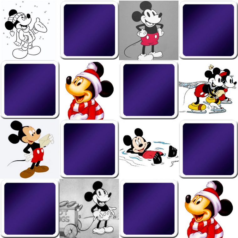 Jeu De Memory Enfant – Mickey Mouse – En Ligne Et Gratuit dedans Memory Gratuit En Ligne