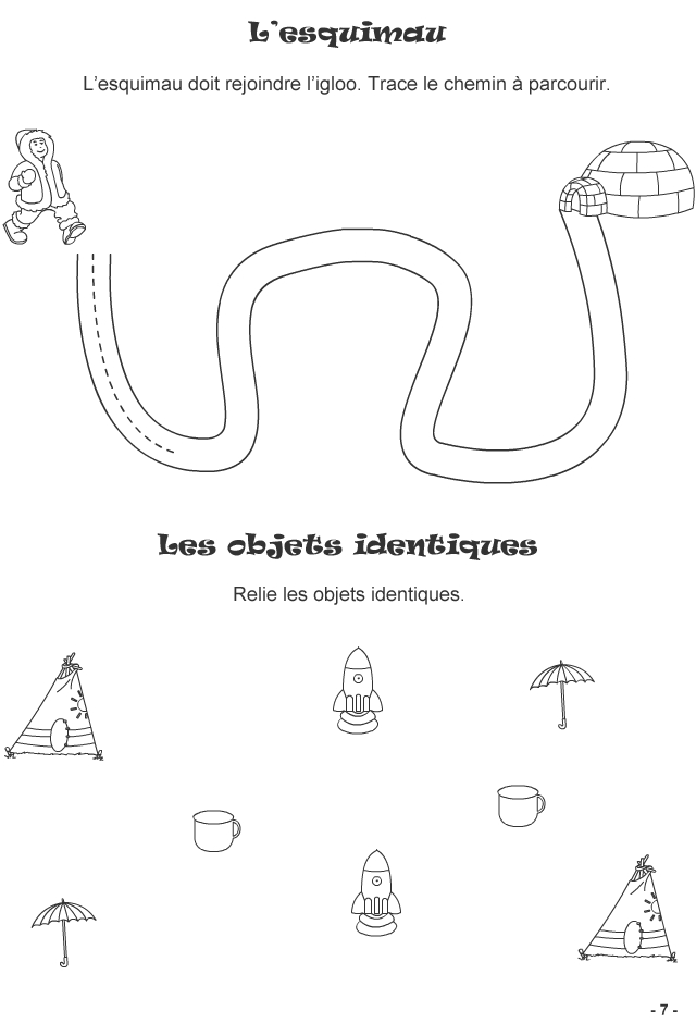 Jeux À Imprimer Pour Enfants De 3-4 Ans, Page7 - Turbulus avec Fiche De Bricolage A Imprimer 