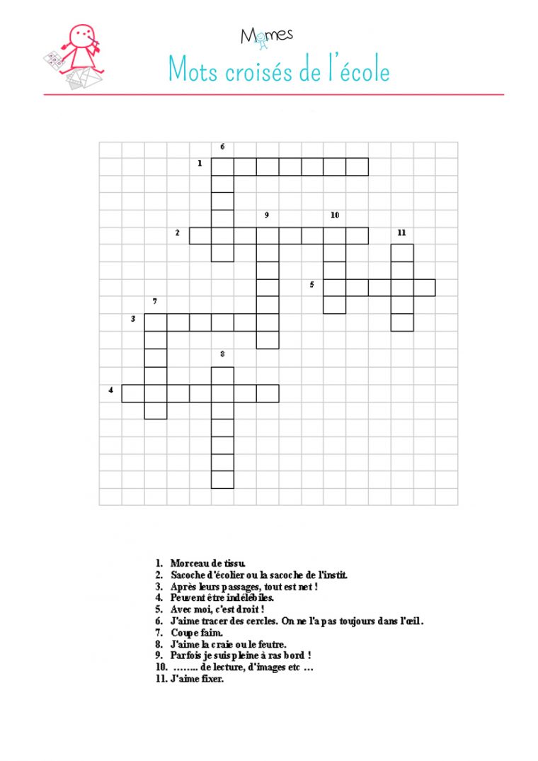 Jeux Mots Croisés Facile – Primanyc serapportantà Mots Croises Ce1 A Imprimer Primanyc