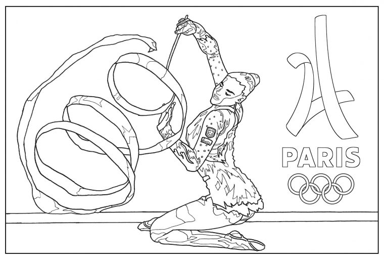 Jeux Olympiques Gymnastique – Sport  Jeux Olympiques pour Jeux Coloriage