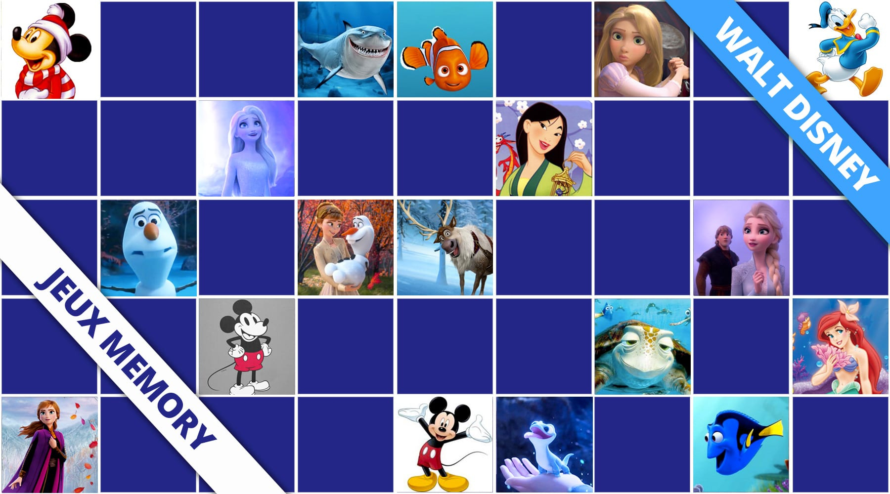 Jouez À Nos Jeux Memory Spécial Walt Disney - En Ligne Et destiné Memory Gratuit En Ligne 