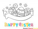 Joyeuse Pâques Illustration À Imprimer - Pâques Coloriages concernant Dessin Paques