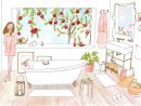 Kanako - Illustration - Agence Marie Bastille  Kanako pour Dessin Bain