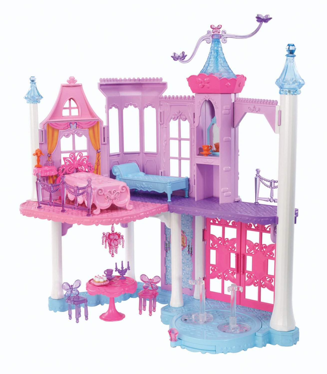 Ken Doll: Castelo De Barbie &amp;quot;Mariposa And The Fairy avec Chateau De Barbie Princesse 