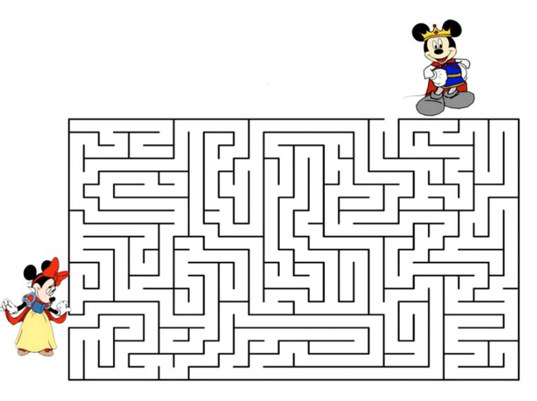 Kit Anniversaire Mickey A Imprimer Gratuit Invitation avec Jeu Labyrinthe À Imprimer