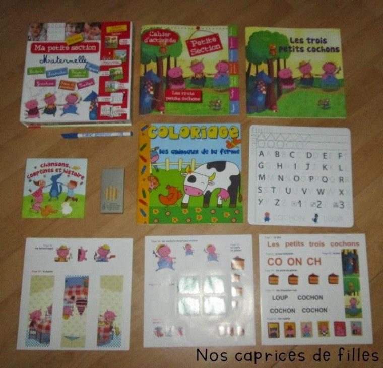 Kit Petite Section De Maternelle – Les Trois Petits Cochon intérieur Les Trois Petit Cochon Maternelle