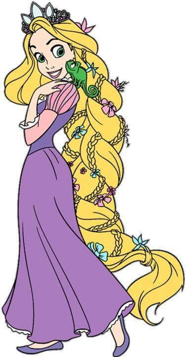 La Beauté De La Tresses De Raiponce  Rapunzel, Disney pour Dessin De Princesse En Couleur 