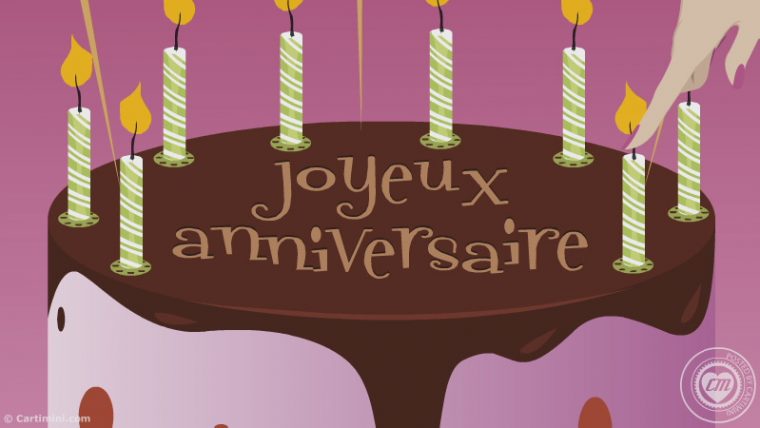 La Carte Anniversaire : Carte Gâteau Joyeux Anniversaire tout Joyeux Anniversaire Prénom