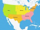 La Carte Détaillée Des Etats-Unis Avec Des Régions Les pour Carte Des Régions Des Etats Unis