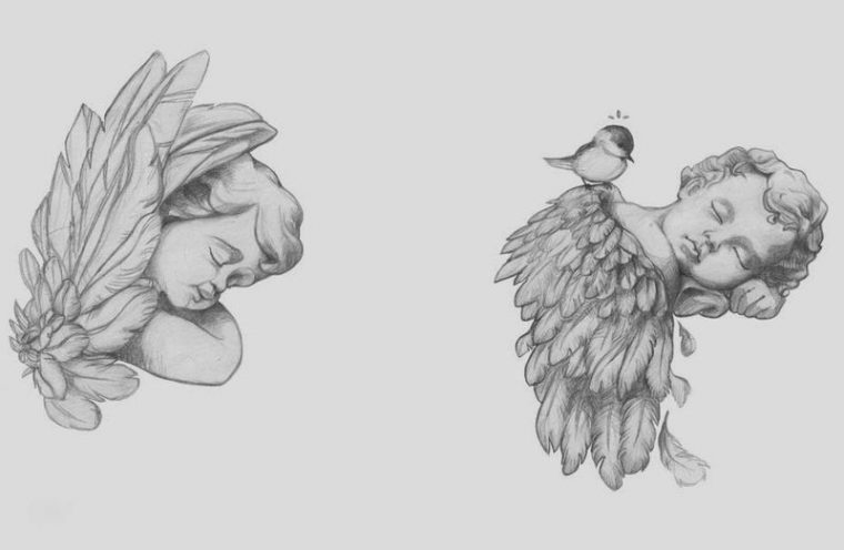 La Page Demandée N'Existe Pas  Cupid Tattoo, Baby Angel à Dessin D Ange