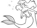 La Petite Sirene Ariel 6 Coloriage La Petite Sirène encequiconcerne Ariel La Petite Sirene Dessin