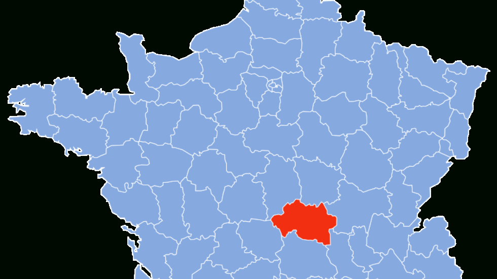 La Philatélie Dans Le Département De L'Allier - Caron à France Carte Region Png
