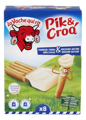 La Vache Qui Rit Pik &amp;amp; Croq&amp;#039; Snack Kaas 280G Vlootje  Colruyt à Cri De La Vache 