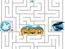 Labyrinthe D'Halloween - Tipirate  Halloween Maze, Maze tout Jeu Labyrinthe À Imprimer