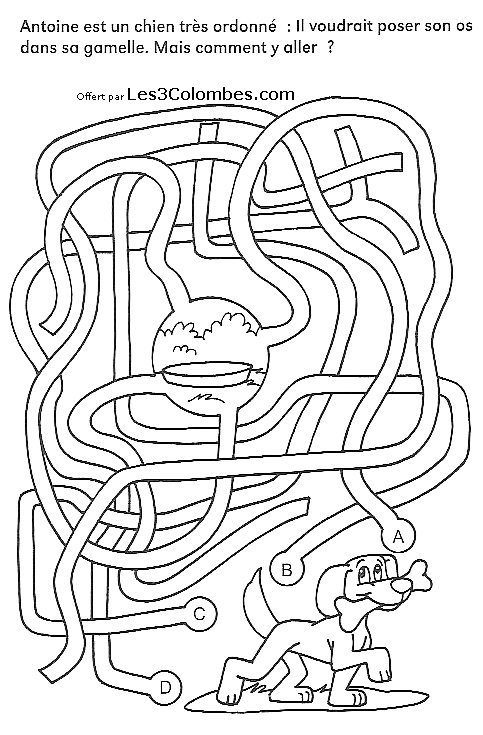 Labyrinthe Enfant 22 - Coloriage En Ligne Gratuit Pour Enfant dedans Jeux Dessin Gratuit 