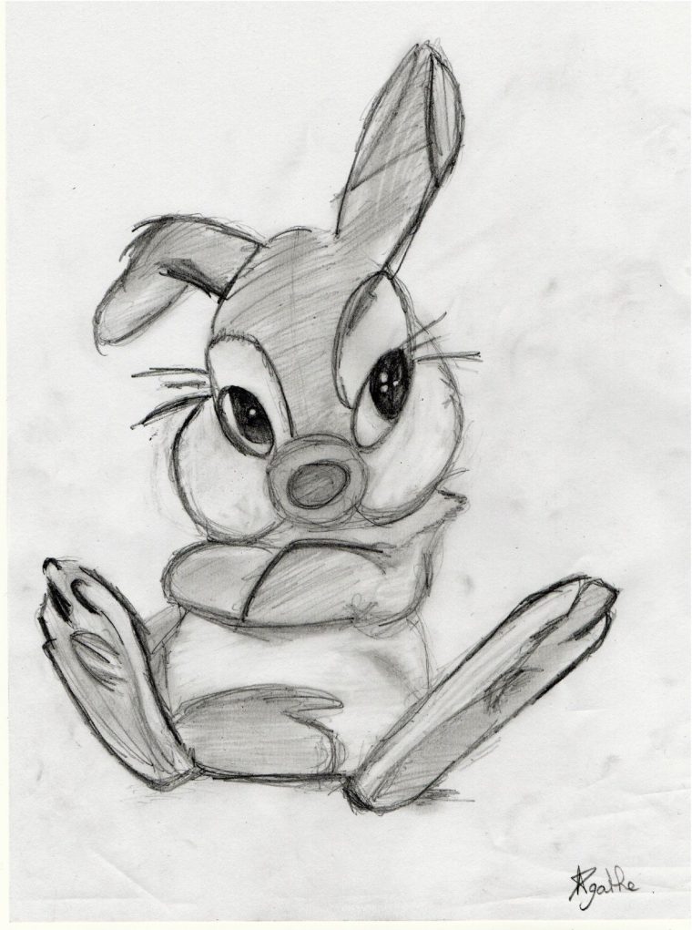 Lapin Dessin Visage  Les Dessins Au Trait Noir Et Blanc avec Apprendre A Dessiner Un Lapin