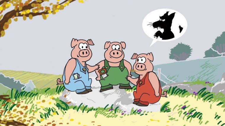 Le Mensonge Des Trois Petits Cochons – Compagnie Des serapportantà Prenom Des 3 Petits Cochons