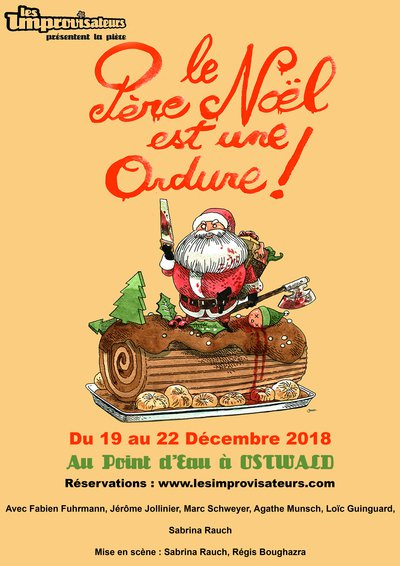 Le Père Noël Est Une Ordure - Ostwald - (67540) - Du Mer avec Le Pere Noel Est Enrhume