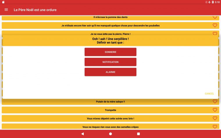 Le Père Noël Est Une Ordure Untuk Android – Muat Turun Apk pour Bruitage Pere Noel