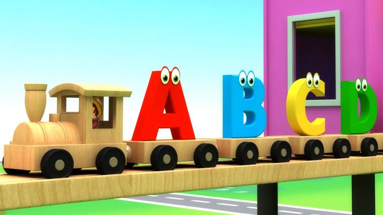 Learn Alphabet Train Song – 3D Animation Alphabet Abc tout Alpabet Train