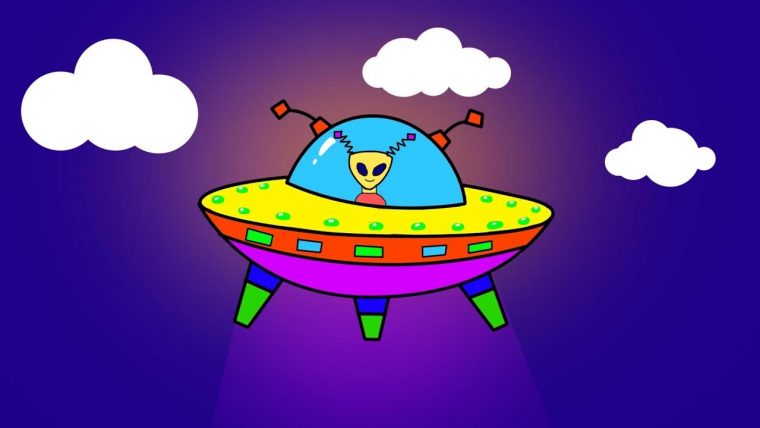 Learn To Draw Step By Step Flying Saucer Ufo For Kids concernant Dessin Soucoupe Volante