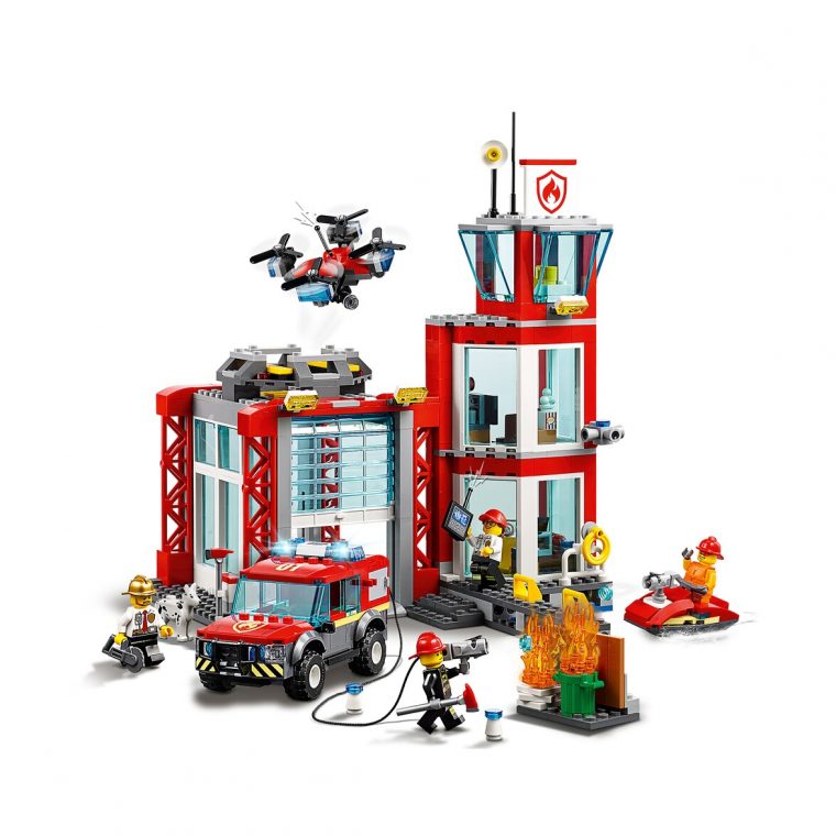 Lego® City 60215 La Caserne De Pompiers À Commander En concernant Jeux De Pompier En Ligne