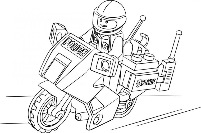 Lego Police Coloring Pages 🖌 To Print And Color concernant Coloriage Lego