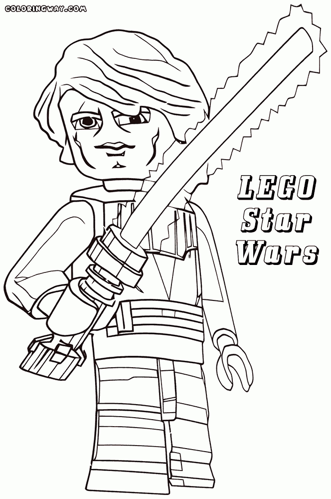 Lego Star Wars Coloring Pages  Coloring Pages To Download intérieur Coloriage Lego Starwars 