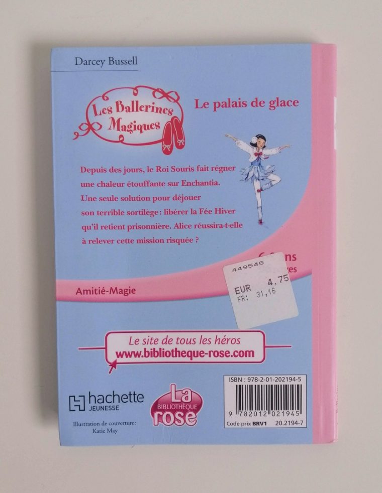 Les Ballerines Magiques – Le Palais De Glace – Little Book destiné Les Ballerines Magiques