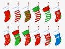 Les Chaussettes De Noël, Chaussettes Clipart, Dessin Animé à Dessin De Noel En Couleur